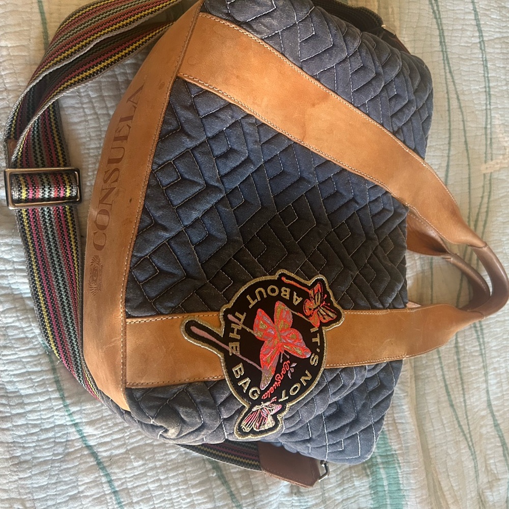 Consuela Blue and Tan Women’s Bag